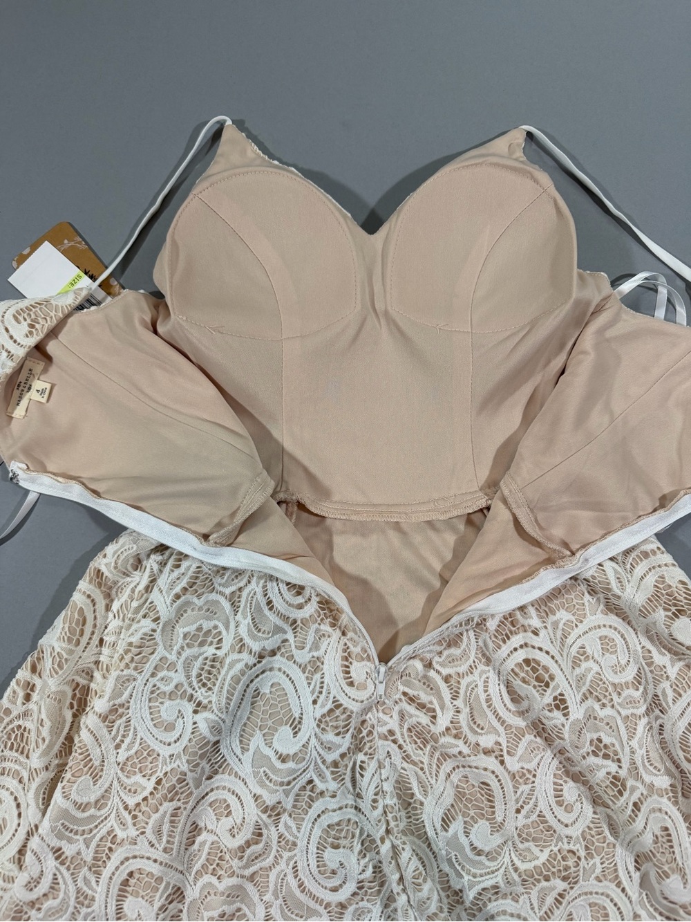 NWT Lace A-Line Boho Summer Mini Dress - Picture 9 of 10